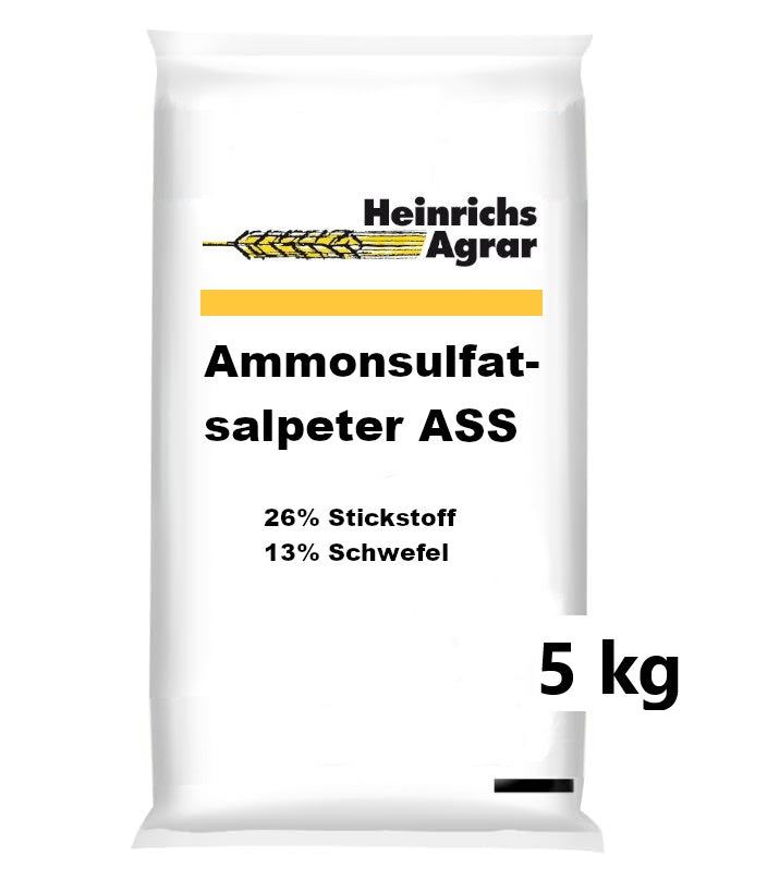 5 kg ASS Ammonsulfatsalpeter Dünger Gartendünger Rasendünger, bis zu 1 –  Heinrichs Agrar