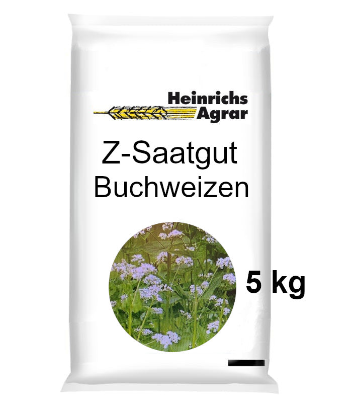 Buchweizen 5 kg Zertifiziertes Saatgut Reinsaat Wildacker Mischungen –  Heinrichs Agrar