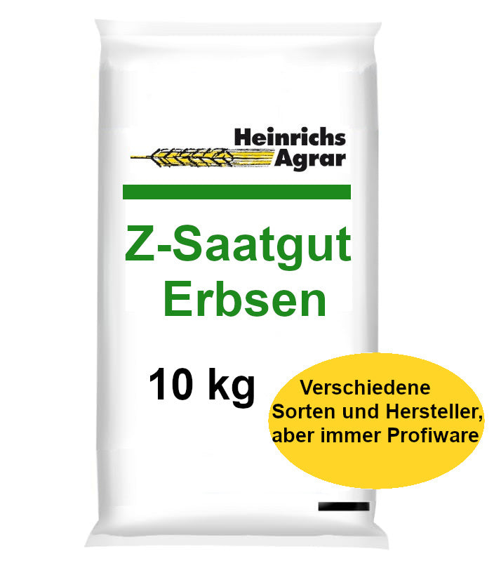 Erbsen Z-Saatgut Symbios 10 kg – Heinrichs Agrar