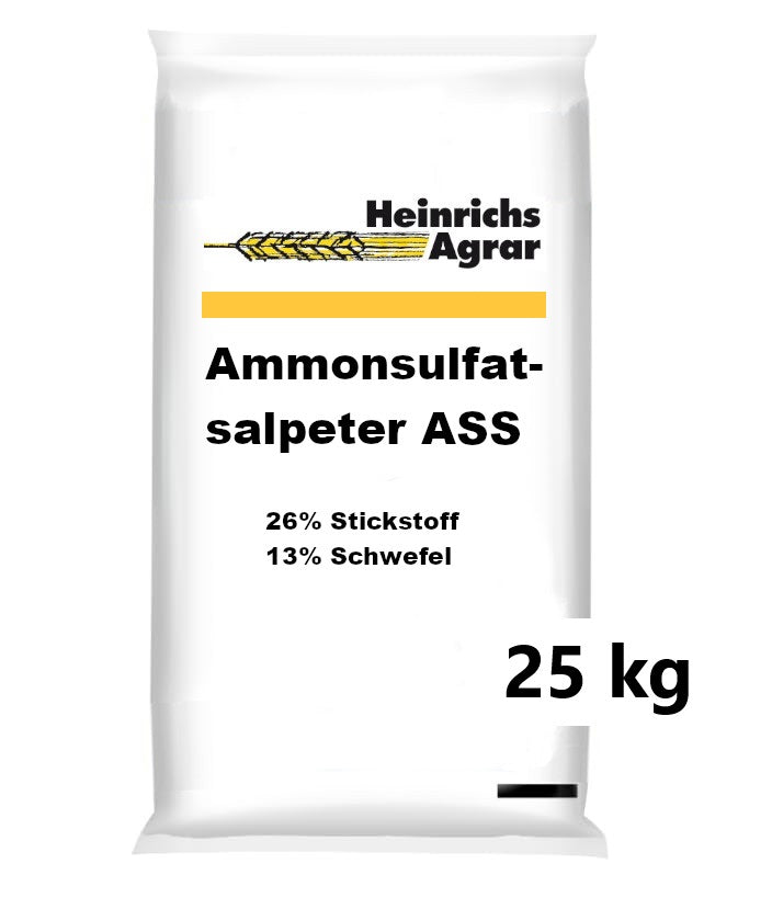 25 kg ASS Ammonsulfatsalpeter Dünger Gartendünger Rasendünger, bis zu –  Heinrichs Agrar