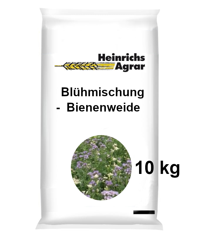 10 kg Blühmischung Bienenweide Schmetterlingsweide Mischung Hummelwies –  Heinrichs Agrar