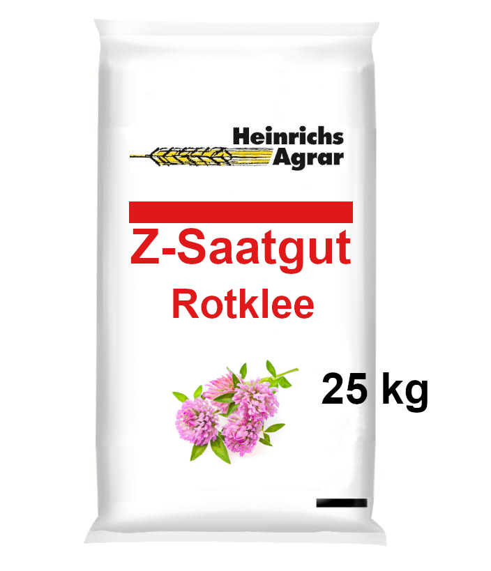 Rotklee 25 kg Zertifiziertes Saatgut Reinsaat Wildacker Mischungen Grü –  Heinrichs Agrar