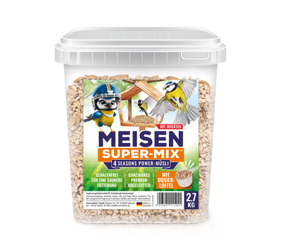 Meisen Super-Mix - Ergänzungsmittel für freilebende Vögel (schalenfrei)