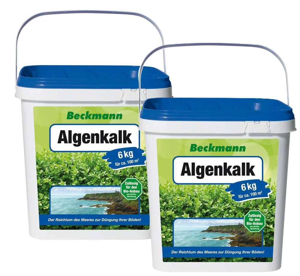 Algenkalk in Pulverform 12 kg Eimer, fein, zum Streuen