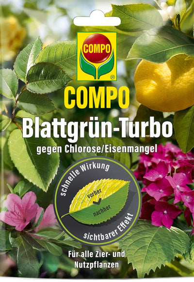 20g Compo Fetrilon Blattgrün-Turbo hochwertiger, hochkonzentrierter Eisendünger