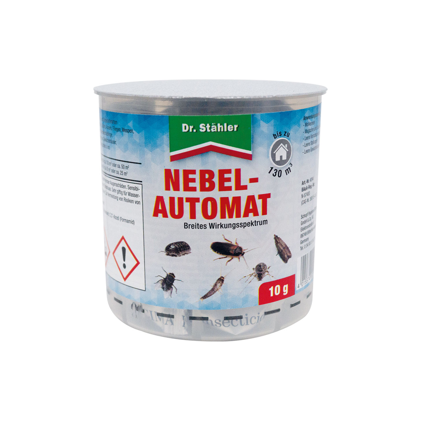 Dr. Stähler Nebelautomat Dose 20 g für geschlossene Räume und große Bereiche Stall