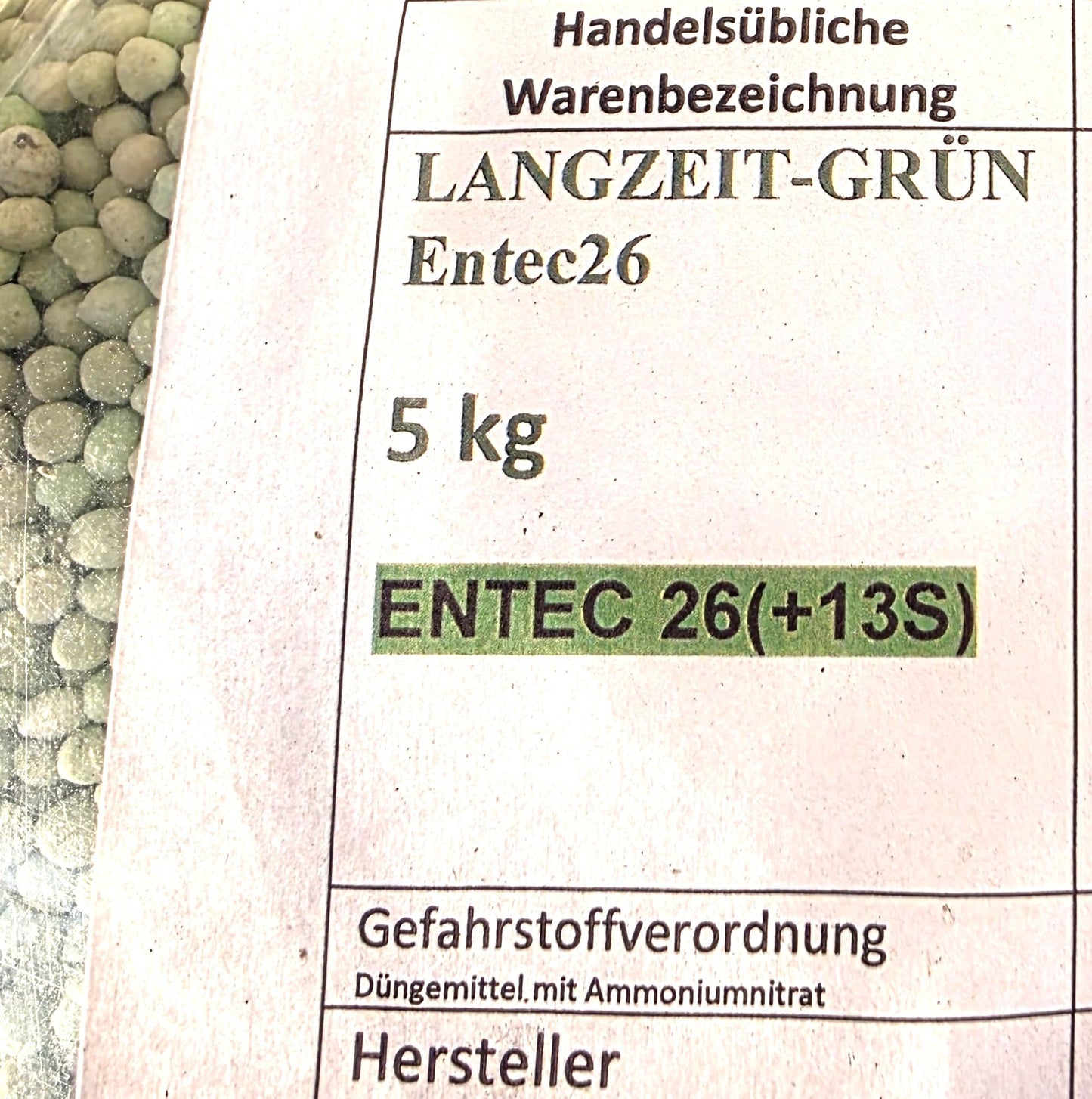 ENTEC 26 Stickstoffdünger Rasen Langzeitdünger Universaldünger 5 kg