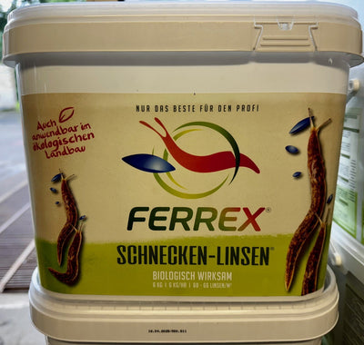 Ferrex Schnecken-Linsen im 6 kg Eimer Biologischer Wirkstoff Eisen-III Phosphat