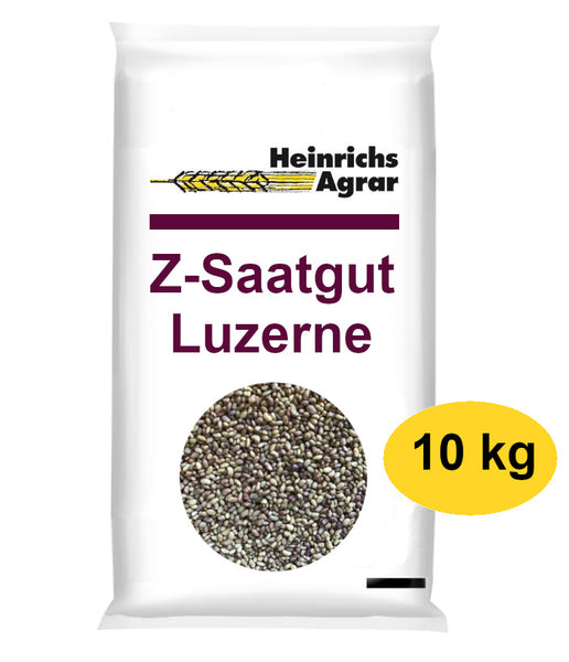 luzerne saatgut 10 kg Luzerne 10 kg Z Saatgut für ca. 2600 m² Leguminosen Kleesaatgut – Heinrichs  Agrar