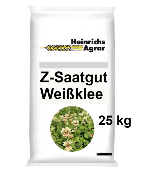 Weißklee 25 kg Zertifiziertes Saatgut Reinsaat Wildacker Mischungen Gr –  Heinrichs Agrar