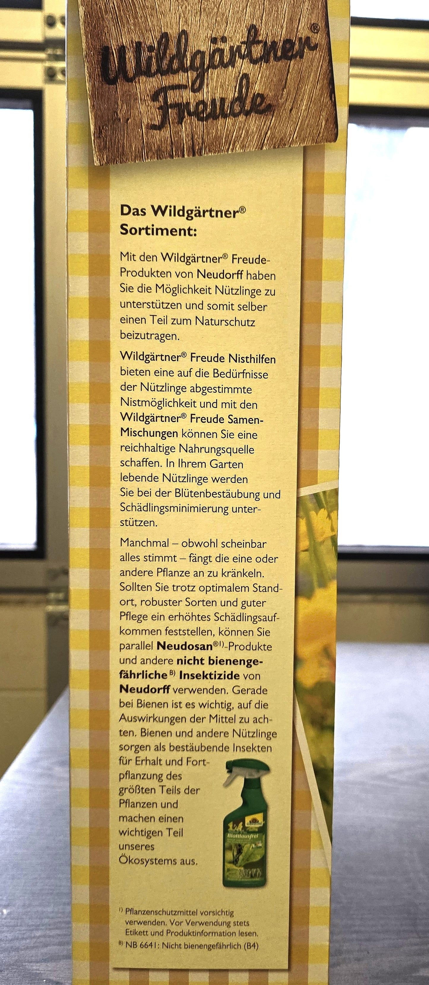 Neudorff Bienenhaus - Wildbienen Nisthilfe, Insektenhotel