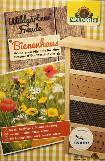 Neudorff Bienenhaus - Wildbienen Nisthilfe, Insektenhotel