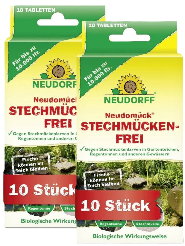 Neudomück Stechmücken-Frei 20 Tabletten für 20000 l Wasser