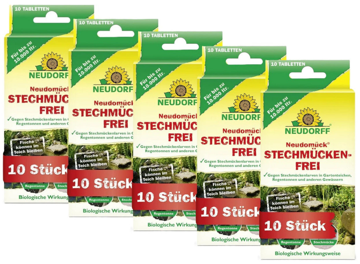 Neudomück Stechmücken-Frei 50 Tabletten für 50000 l Wasser