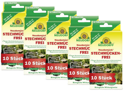 Neudomück Stechmücken-Frei 50 Tabletten für 50000 l Wasser