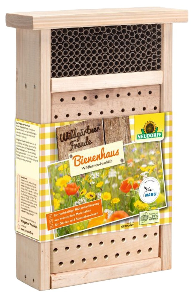 Neudorff Bienenhaus - Wildbienen Nisthilfe, Insektenhotel