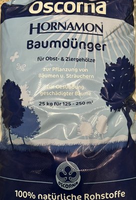 Oscorna Hornamon Baumdünger 25 kg organischer NPK Dünger 6-4-5