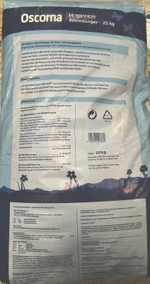 Oscorna Hornamon Baumdünger 25 kg organischer NPK Dünger 6-4-5