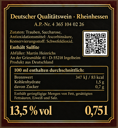 Heinrichs Riesling 2025