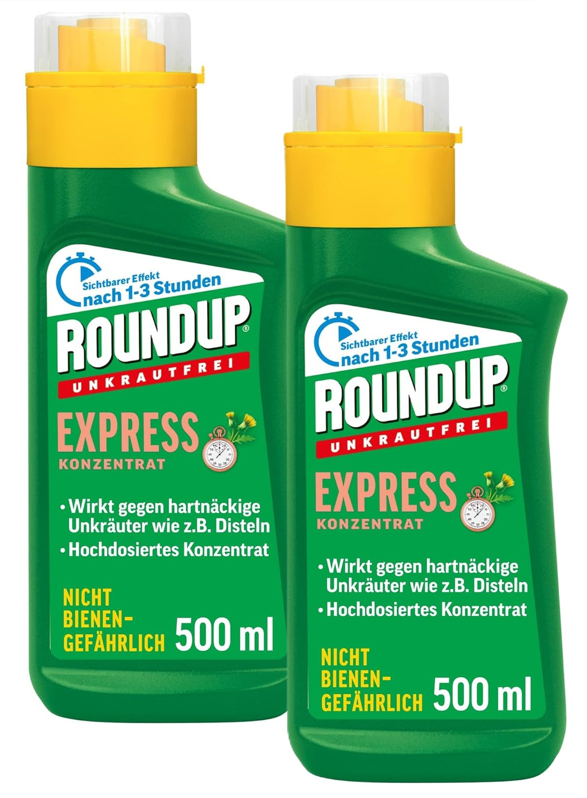 Roundup® EXPRESS Unkrautfrei Konzentrat 2x 500 ml