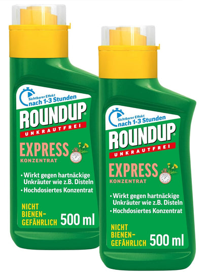 Roundup® EXPRESS Unkrautfrei Konzentrat 2x 500 ml