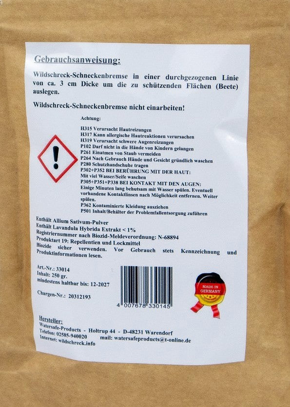 Wildschreck Schneckenbremse 250 g