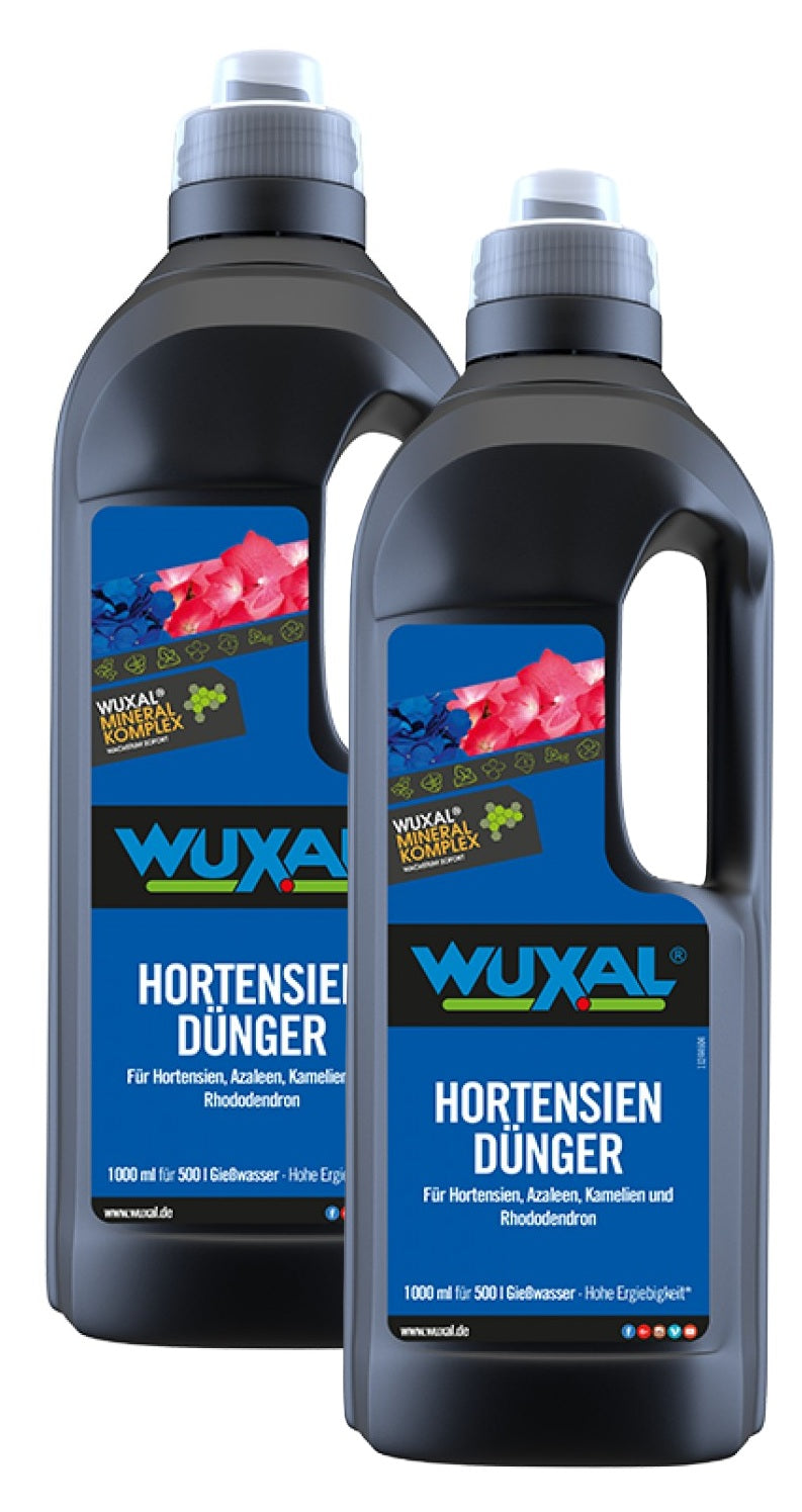 Wuxal Hortensiendünger 2 x 1 l Flüssigdünger