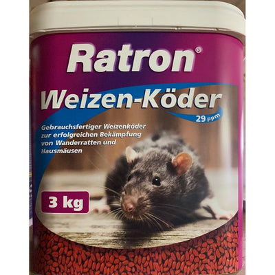 § Ratron Weizen-Köder 29 ppm 3 kg Eimer