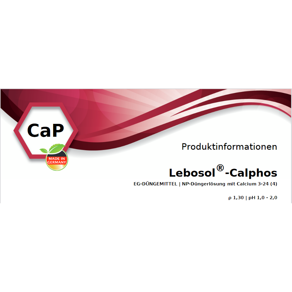 Lebosol Calphos 10 l Spezialdünger mit Calcium+Phosphor+Stickstoff!