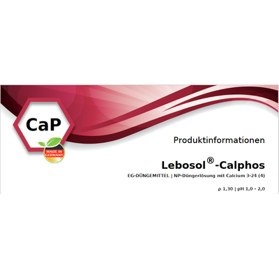 Lebosol Calphos 10 l Spezialdünger mit Calcium+Phosphor+Stickstoff!