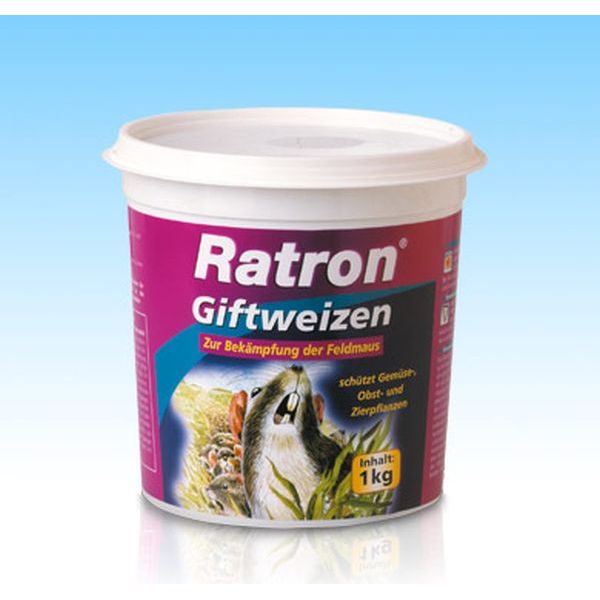 § Ratron® Giftweizen 5 kg Weizenköder gegen Mäuse Ackerbau Obst Gemüse Rodentizid