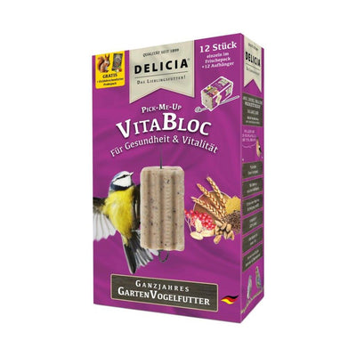 DELICIA® PICK-ME-UP VITABLOC (6 St. im Pack) die alternative zum Meisenknödel