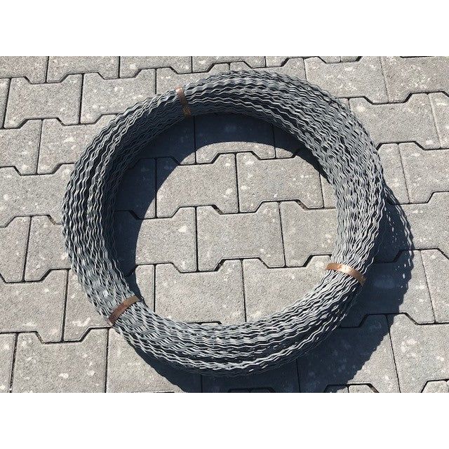 2,5 mm Weinbergdraht gewellt, dick verzinkt