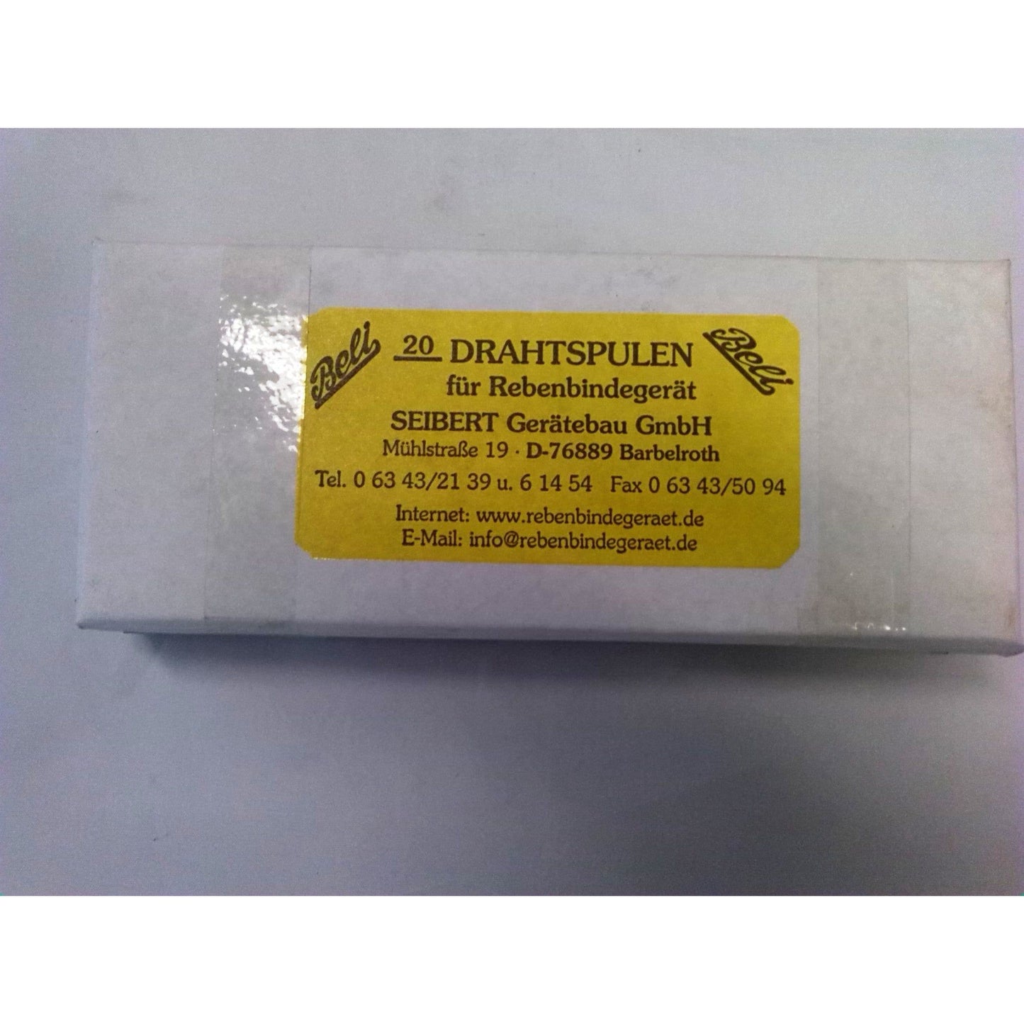 Beli - DR 02 0,4 mm 20 Drahtspulen für Beli Rebenbindegerät