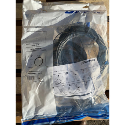 60 St. Gripple - Spannseile 4,50 m inkl. Drahtspanner Medium