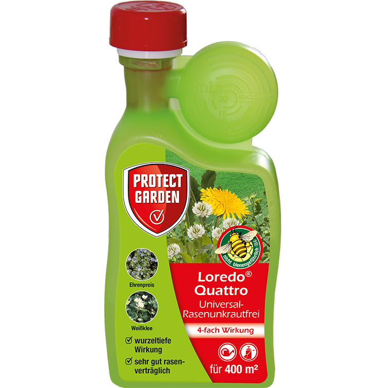 Protect Garden 400 ml Universal-Rasenunkrautfrei Loredo Quattro