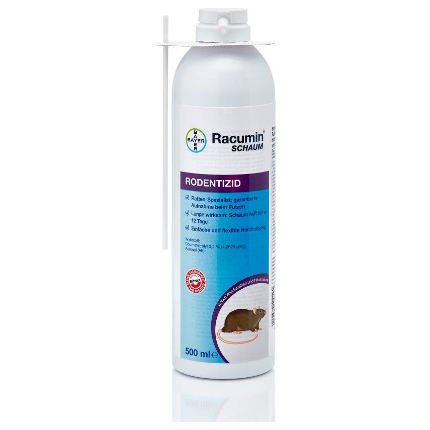 Bayer Racumin Schaum 500 ml gegen Ratten und Mäuse