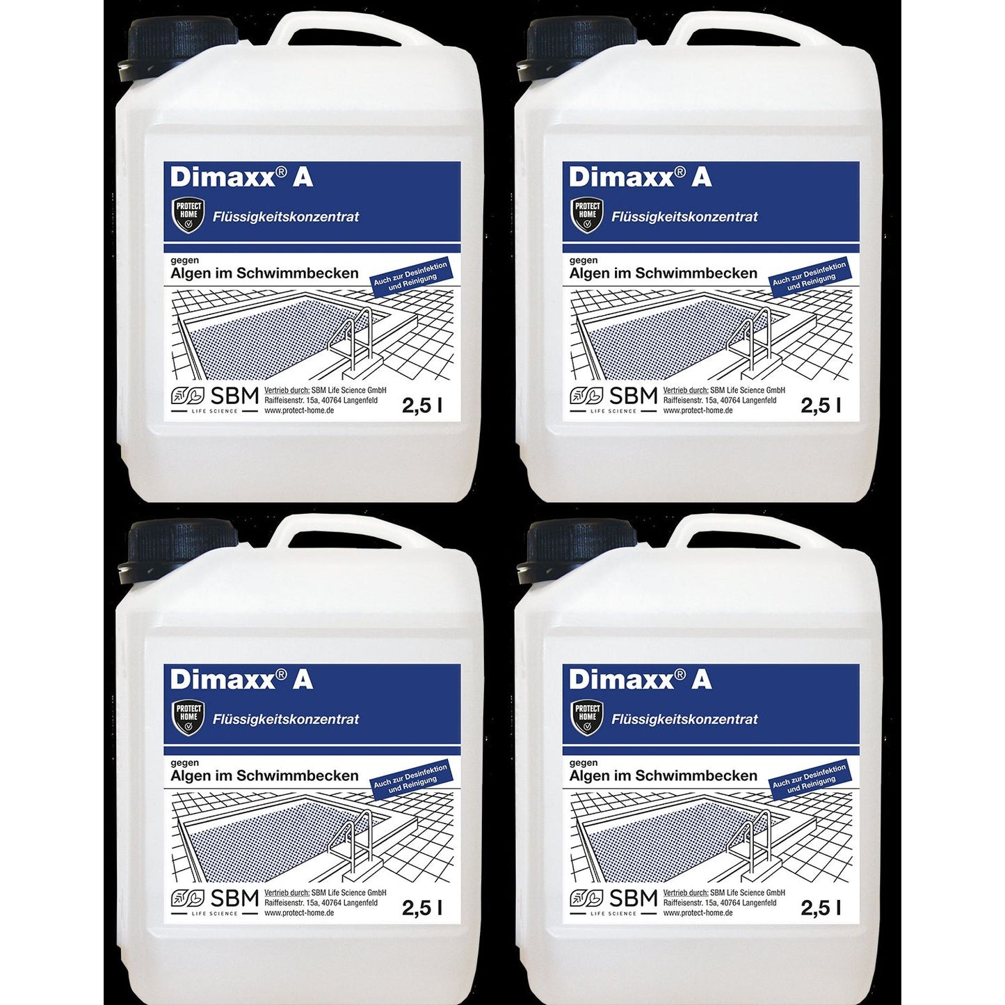 4 x 2,5 Ltr. Protect Home Dimaxx A