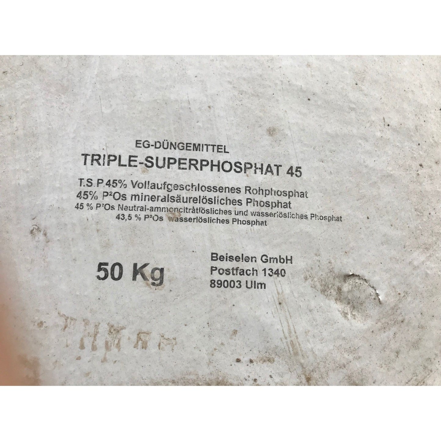 25 kg Phosphat Dünger Triple Superphosphat 46 % P2 O5 gekörnt Phosphordünger TSP
