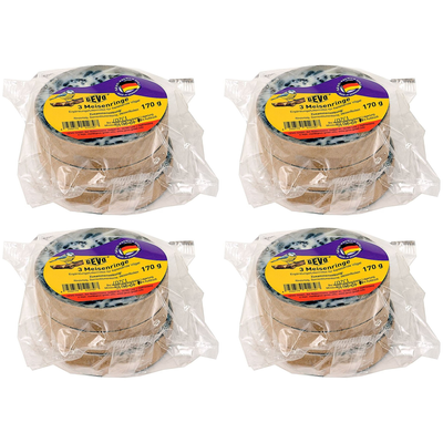 Meisenringe 4 x 3 = 12  Stück mit 680 g Vogelfutter Winterfutter Fettfutter