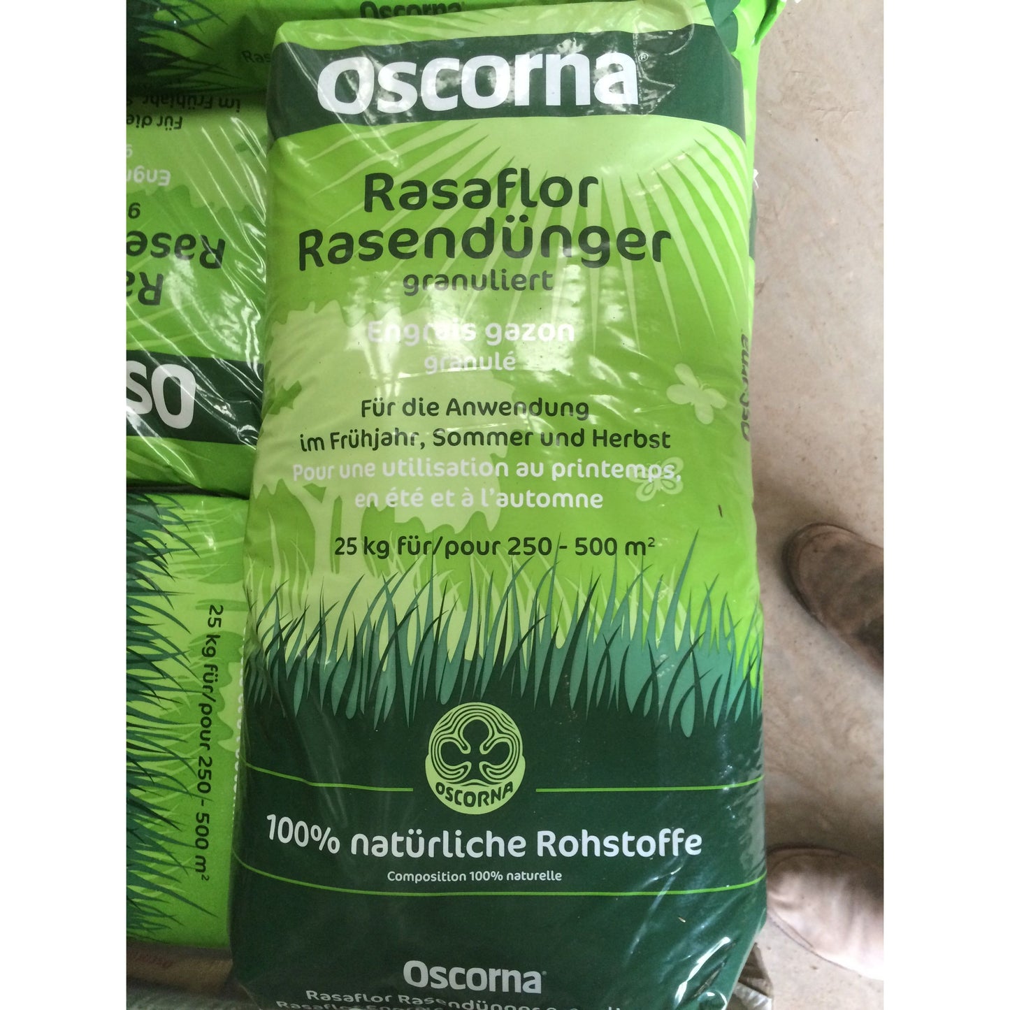 Oscorna-Rasaflor granuliert 25 kg Rasendünger