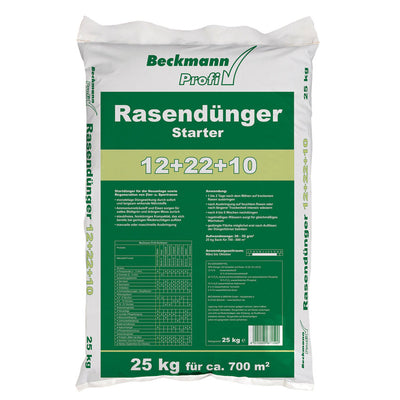 Beckmann Rasendünger Starter 12+22+10  25 Kg