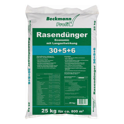 Beckmann 25 kg Langzeitdünger Rasendünger economic LZW 30+5+6
