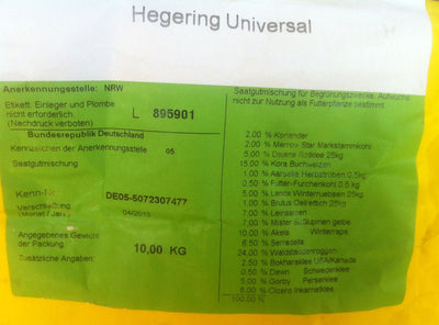 Hegering Universal (Jägermischung) 30 Kg Wildackermischung
