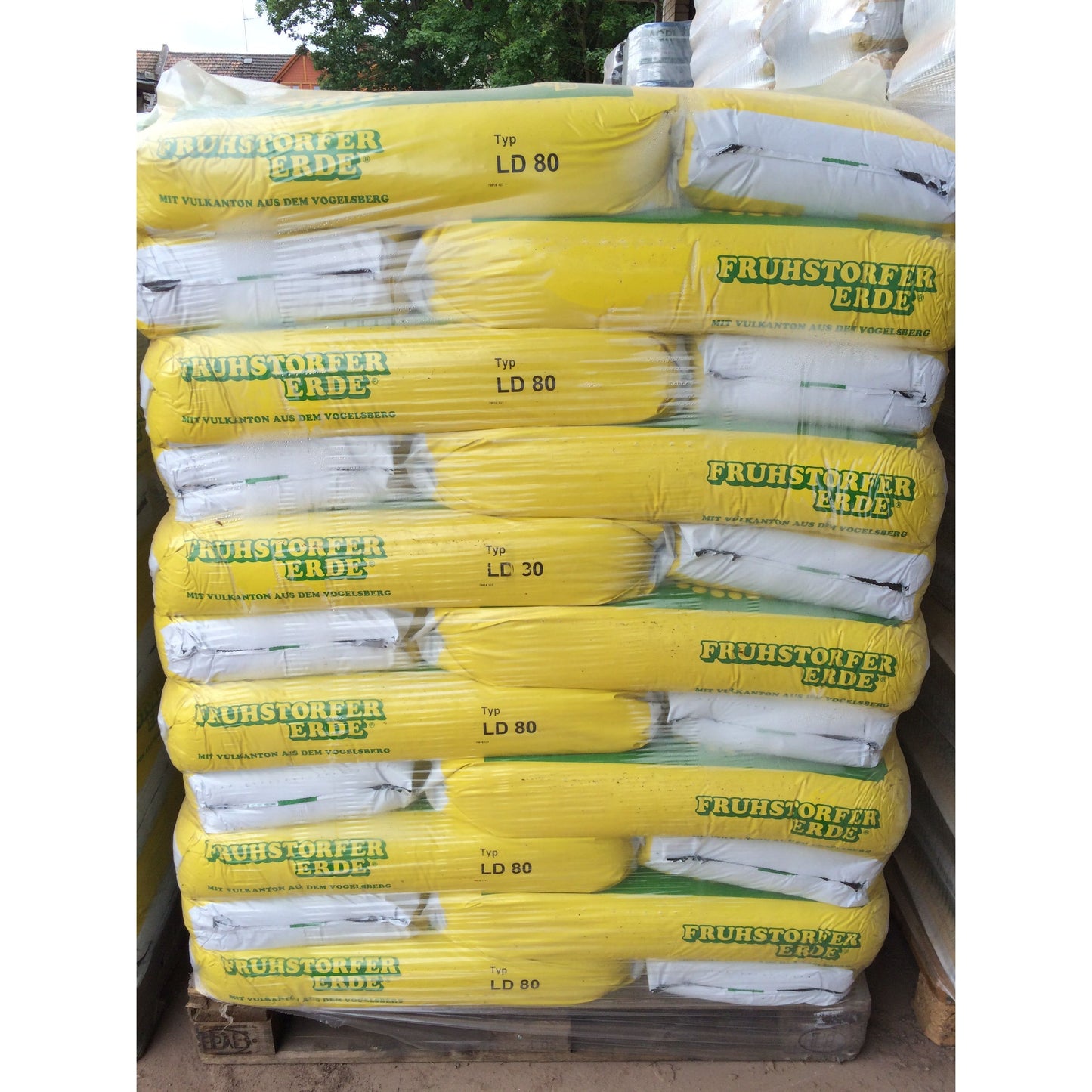 1 Palette 33x70 Liter Fruhstorfer LD80 Premiumerde Blumenerde